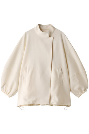 MIDIUMISOLID(ミディウミソリッド)｜stand collar volume slv blouson ブルゾン/off white  の通販｜ELLESHOP・(エル・ショップ)