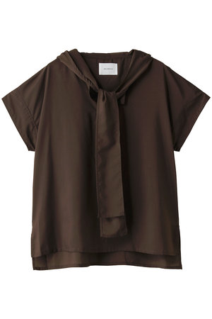 MIDIUMISOLID(ミディウミソリッド)｜hooded tie wide P/O プルオーバー