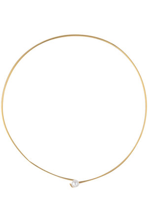 PREEK(プリーク)｜BAROQUE PEARL LINE チョーカー ネックレス/ゴールド