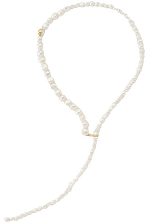 PREEK ラリアットネックレス PREEK(プリーク)｜BAROQUE PEARL LARIAT ネックレス/ホワイト の通販