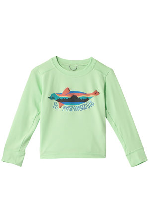 patagonia(パタゴニア)｜【Baby＆Kids】ベビーロングスリーブキャプリーンシルクウェイトTシャツ/FLSN  の通販｜ELLESHOP・(エル・ショップ)