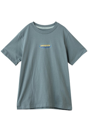 patagonia 子供用ウェア 5T 青/グレー patagonia(パタゴニア)｜【KIDS】グラフィック・Tシャツ/OTBS の通販