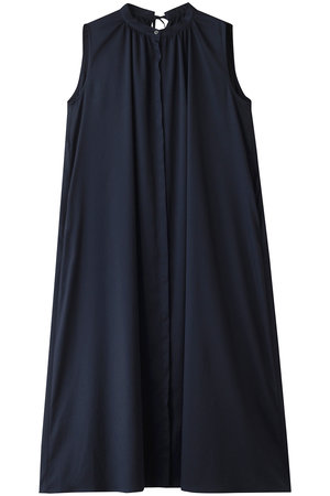 THREE DOTS スリードッツ ノーカラージャケット ネイビー パイル