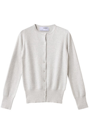 three dots(スリードッツ)｜コットンメランジ クルーネック