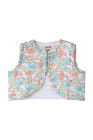 SZ BLOCKPRINTS(エスゼット ブロックプリント)｜BOLERO VEST FLOWER