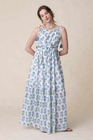 SZ BLOCKPRINTS(エスゼット ブロックプリント)｜ALEXANDRA DRESS FLEUR