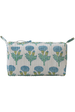 SZ BLOCKPRINTS(エスゼット ブロックプリント)｜MAKEUP BAG FLEUR
