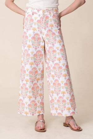 SZ BLOCKPRINTS(エスゼット ブロックプリント)｜DISCO PANTS GERANIUM