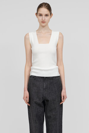 IIROT / イロット | IIROT クロップド ニット トップス | F | ホワイト | レディース IIROT - IIROT / イロット | IIROT クロップド ニット トップス | F