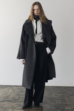 IIROT(イロット)｜【予約販売】Kid mohair コート/グレー の通販