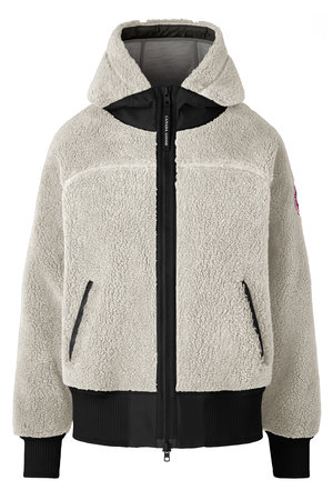 CANADA GOOSE(カナダグース)｜7016W Simcoe Oversized Hoody Kind High Pile Fleece/ライトタン  の通販｜ELLESHOP・(エル・ショップ)