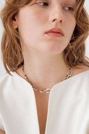 STUNNING LURE(スタニングルアー)｜Bold Chain Necklace/シルバー の