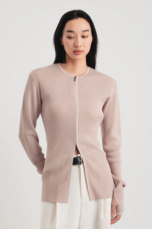 STUNNING LURE(スタニングルアー)｜ジップアップリブニット