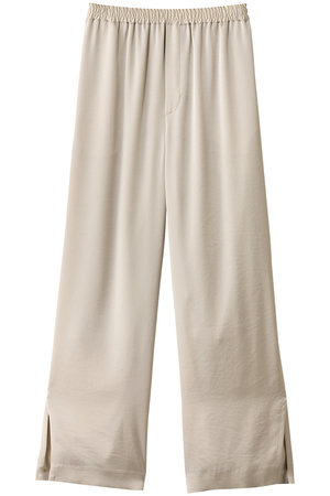 DEPAREILLE(デパリエ)｜サテンギャザーパンツ/ベージュ の通販