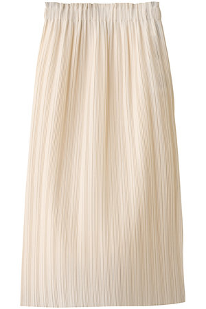 DEPAREILLE(デパリエ)｜オーガンジープリーツスカート/クリーム