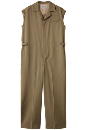 DEPAREILLE(デパリエ)｜ウールツイルショートスリーブコンビネゾン