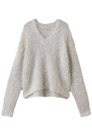 デパリエ　DEPAREILLE　　モヘアクールネックニットプルオーバー 最終お値下げしました！デパリエ モヘアクールネックニットプル