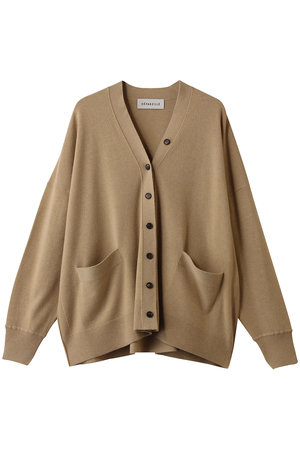 DEPAREILLE(デパリエ)｜ウーレンヤーンカーディガン/ベージュ の通販