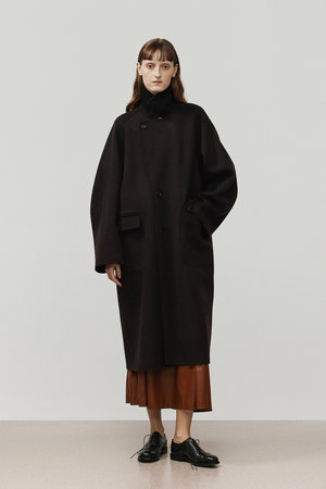 DEPAREILLE(デパリエ)｜ウールダブルフェイスチェックチェスターコート