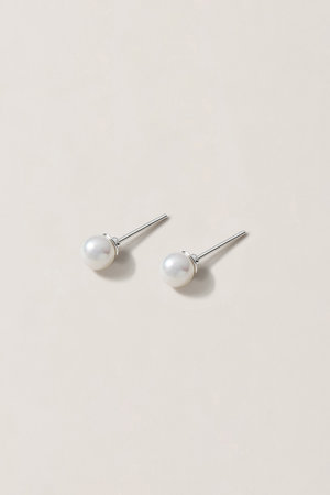SARARTH(サラース)｜FAKE PEARL LIGHT ピアス Ⅱ/シルバー の通販