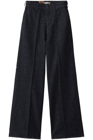 YANUK(ヤヌーク)｜ピンタックストレート/インディゴパーマネント の