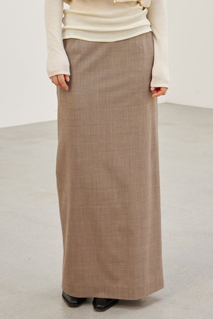 BEIGE，(ベイジ，)｜MER（メール）/グレンチェックスカート/Beige の