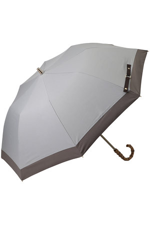 Gracy(グレイシー)｜晴雨兼用楽折傘 切継×裏レオパードプリント/ペブル