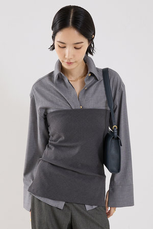 THE STORE by C'(ザ ストア バイシー)｜【COCUCA】ビスチェ/グレー の