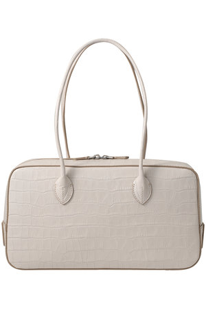 MAISON CANAU メゾンカナウ EWボックスボストンバッグ トートバッグ MAISON CANAU（メゾン カナウ）」の”ボックス ボストン”バッグ