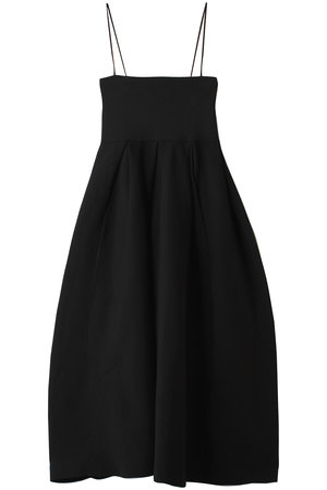 Room no.8(ルームエイト)｜AIR YARN ガーターベアドレス/ブラック の