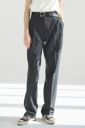 Oblada(オブラダ)｜オフィサーパンツ/グレー の通販｜ELLESHOP・(エル