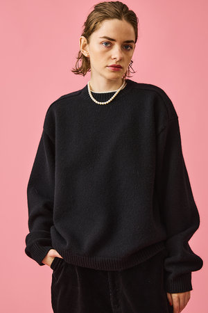 baton他の方は購入お控えください美品 Oblada オブラダ ニット Oblada(オブラダ)｜WILLIAM ニットプルオーバー/ブラック の通販