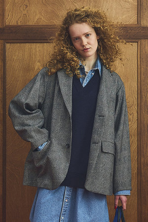 Oblada(オブラダ)｜UNCONSTRUCTION ジャケット(GLEN CHECK)/チェック