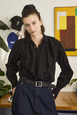 Omas hande オーマスヘンデ　ブラウス　OBLATE BLOUSE Omas hande オーマスヘンデ ブラウス OBLATE BLOUSE の通販 by