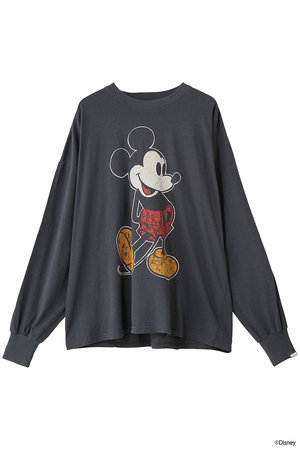 Oblada(オブラダ)｜MICKEY ロングTシャツ/ブラック の通販｜ELLESHOP
