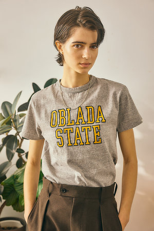 Oblada(オブラダ)｜STATE Tシャツ/グレー の通販｜ELLESHOP・(エル