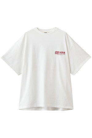 Oblada(オブラダ)｜Oblada RACING Tシャツ/【ELLE SHOP限定】ホワイト