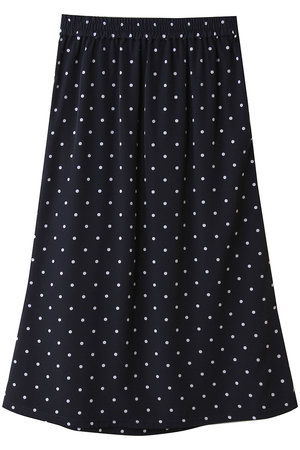 Oblada オブラダ　ドットイージースカート Oblada(オブラダ)｜ドットイージースカート/ネイビー の通販｜ELLESHOP