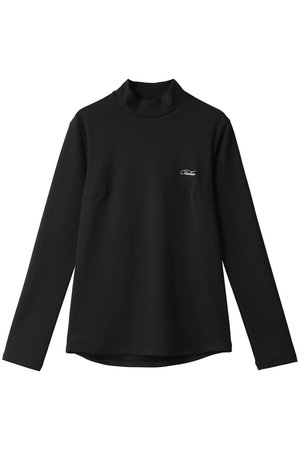 レディースウェア OBSIDIAN CURSIVE EMBROIDERY HIGHNECK LS OBSIDIAN(オブシディアン)｜CURSIVE EMBROIDERY HIGHNECK LONGSLEEVE