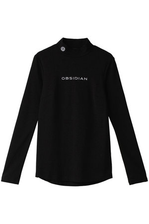 本日まで値下 人気 OBSIDIAN ブラック 長袖カットソー OBSIDIAN(オブシディアン)｜SUVIN PLATINUM HIGHNECK LONGSLEEVE PRINT