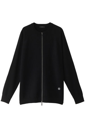 OBSIDIAN(オブシディアン)｜【MEN】18GG 2PLY ZIP CARDIGAN/ブラック