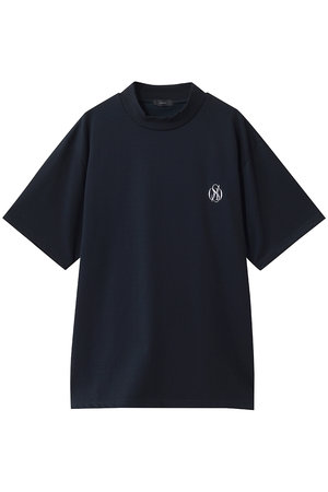 OBSIDIAN(オブシディアン)｜【MEN】CREST MOCK NECK T-SHIRT/ネイビー