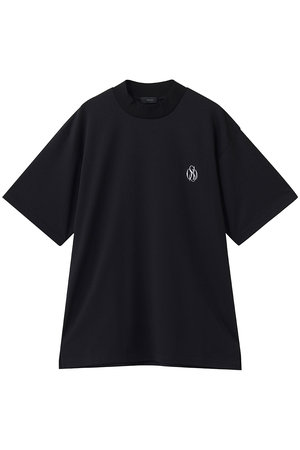 OBSIDIAN(オブシディアン)｜【MEN】PIQUE MOCK NECK T-SHIRT/ブラック