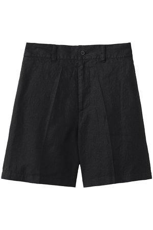 OBSIDIAN(オブシディアン)｜【MEN】LINEN SHORTS/ブラック の通販