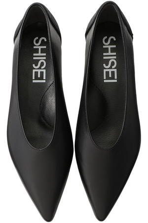 SHISEI(シーセイ)｜POINTED U PUMPS（レイン対応）/ブラック の通販