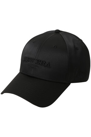 NEW ERA(ニューエラ)｜9FORTY サテンロゴキャップ/ブラック の通販