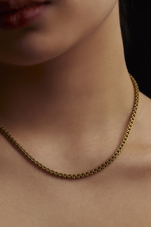 Adlin Hue(アドリン ヒュー)｜Vintage WovenTiny Box Chain Necklace ...