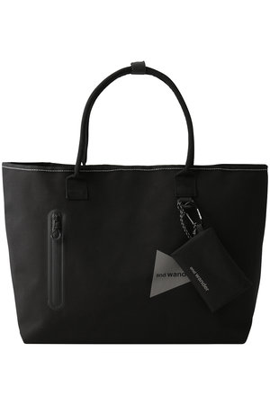 and wander(アンドワンダー)｜【UNISEX】ポリエステル コットン トート