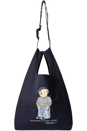 ポロラルフローレン　ベルト付きレインバッグ　”POLO BEAR"38素材