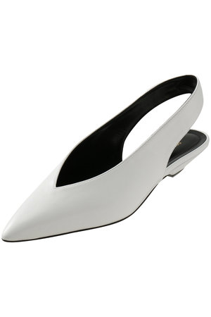 Sergio Rossi(セルジオ ロッシ)｜BEAK スリングバック/ホワイト の通販